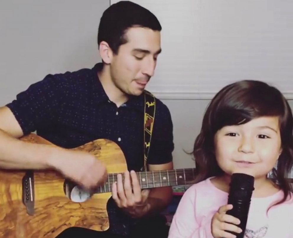 PHOTO: The father-daughter duo love to cover popular songs.