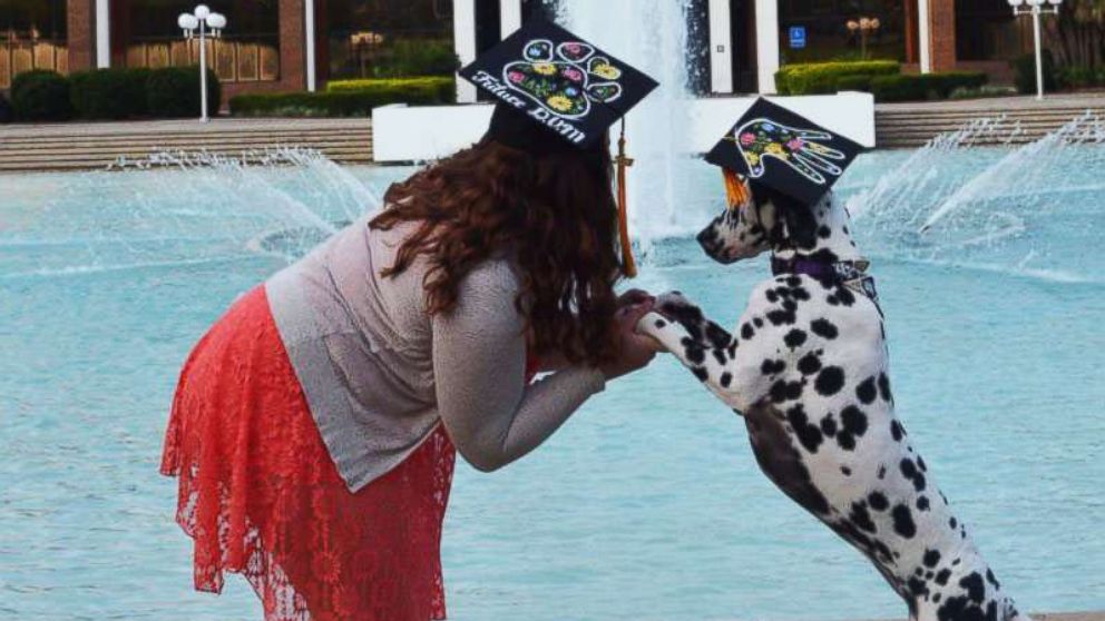 PHOTO: Paisley the Dalmatian accompanied her dog mom, Casey Bruno, 22, on Aug. 4, 2018, the day she graduated from the University of Central Florida.