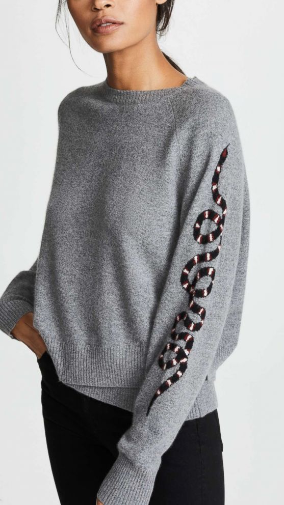 PHOTO: 360 Sweater, Cashmere Serpent Sweater, $345