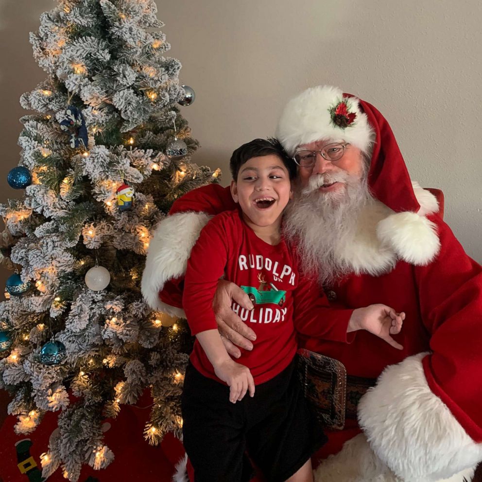 VIDEO: Boy with special needs shares special moment with Santa 