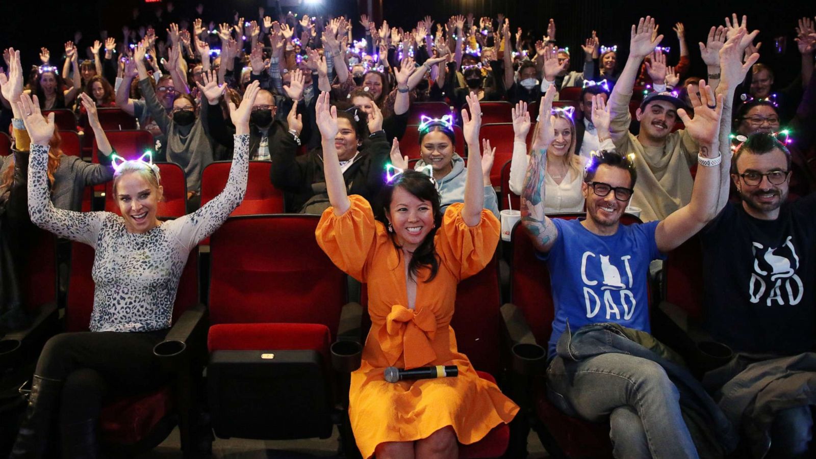 PHOTO: Director Mye Hoang attends the New York premiere of "Cat Daddies", Oct. 14, 2022, in New York City.