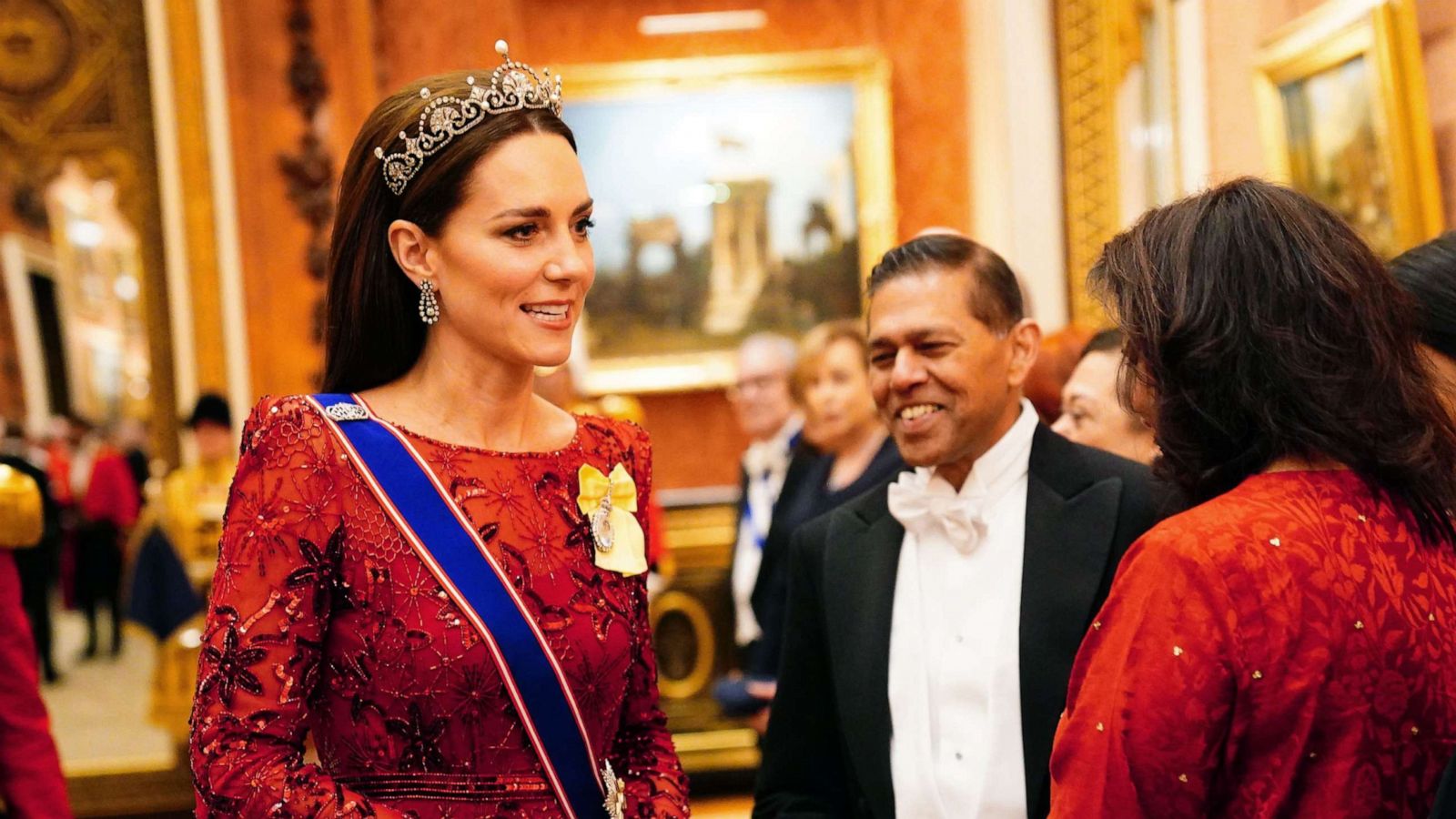 PHOTO: Catherine, Princess of Wales is shown during a Diplomatic Corps reception at Buckingham Palace on Dec. 6, 2022, in London.