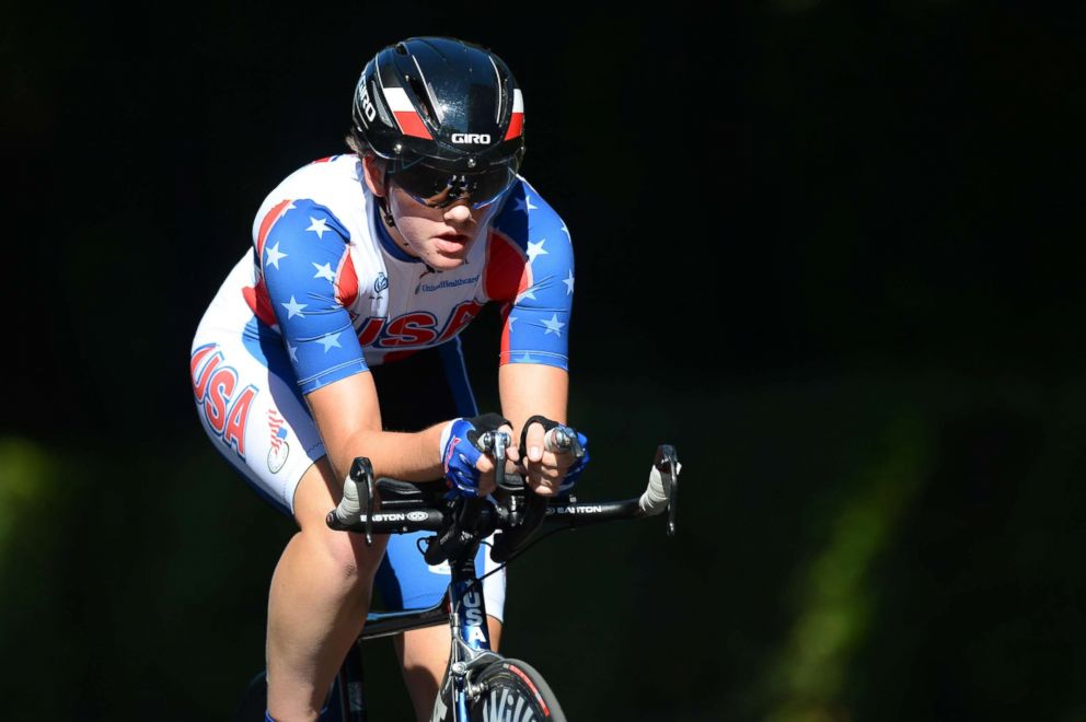 PHOTO: Kelly Catlin competes in the UCI Road World Championships, Sept. 23, 2013, in Florence, Italy. 