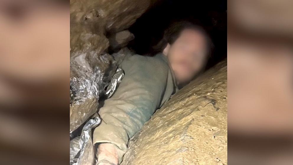 PHOTO: A hiker from Brooklyn was rescued from a crevice in upstate New York by an emergency response forest ranger.
