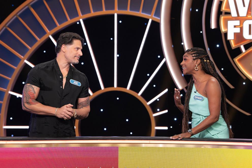 PHOTO: Joe Manganiello and Tiffany Haddish on “Celebrity Wheel of Fortune.”
