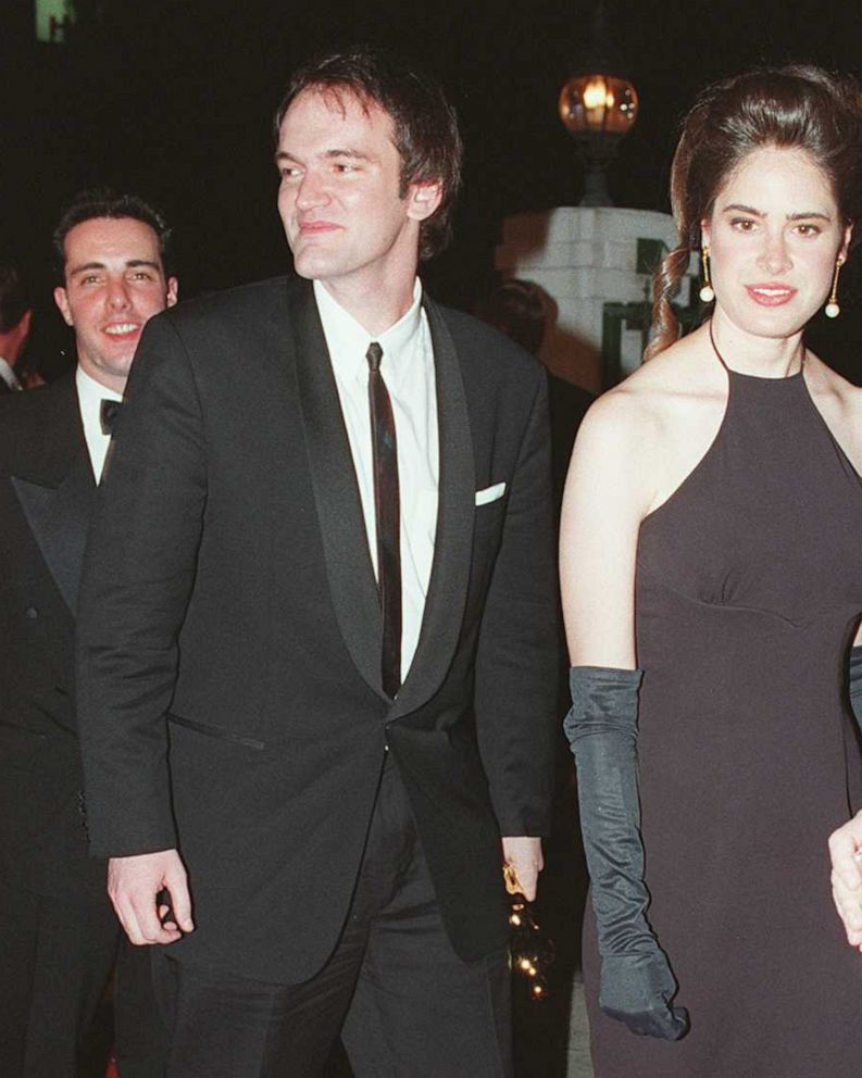 PHOTO: 3-27-95 Quentin Tarantino And Wife Arriving For The Oscar After-Party At Chasens (Photo By James Aylott/Getty Images)