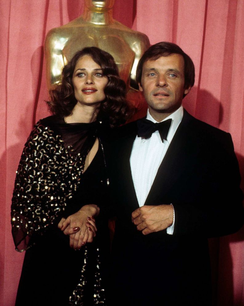 PHOTO: THE 48TH ANNUAL ACADEMY AWARDS - Show Coverage - Airdate: March 29, 1976. (Photo by Walt Disney Television via Getty Images Photo Archives/Walt Disney Television via Getty Images)CHARLOTTE RAMPLING;ANTHONY HOPKINS