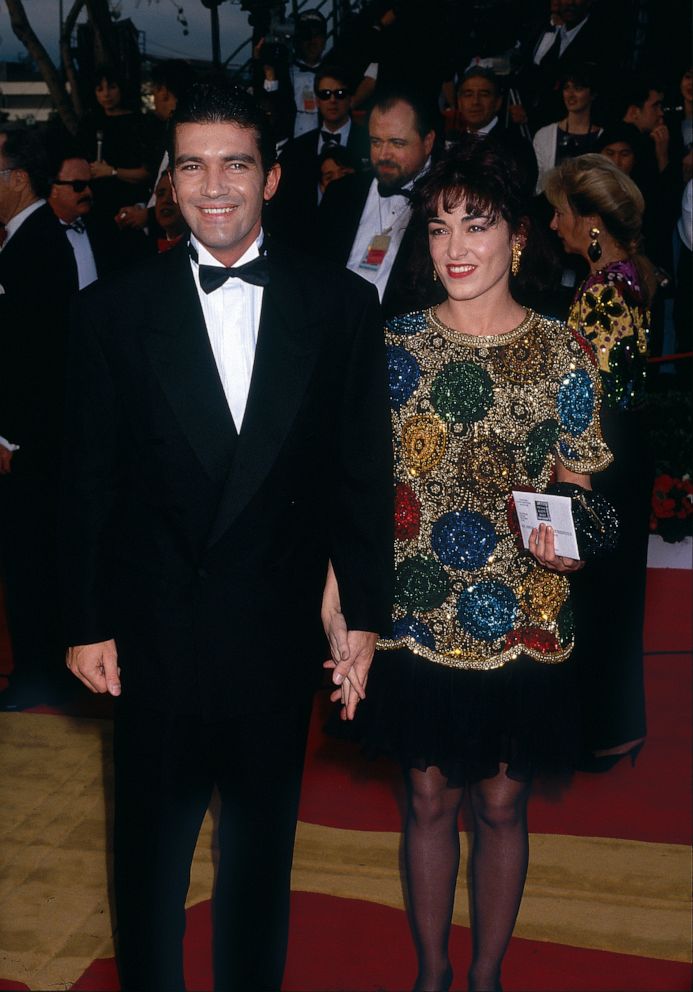 PHOTO: Actor Antonio Banderas and date Ana Leza arrive at the 1992 Academy Awardsï¿½ï¿½. This photo appears in Frank Trapper's RED CARPET book on page 126. (Photo by Frank Trapper/Corbis via Getty Images)