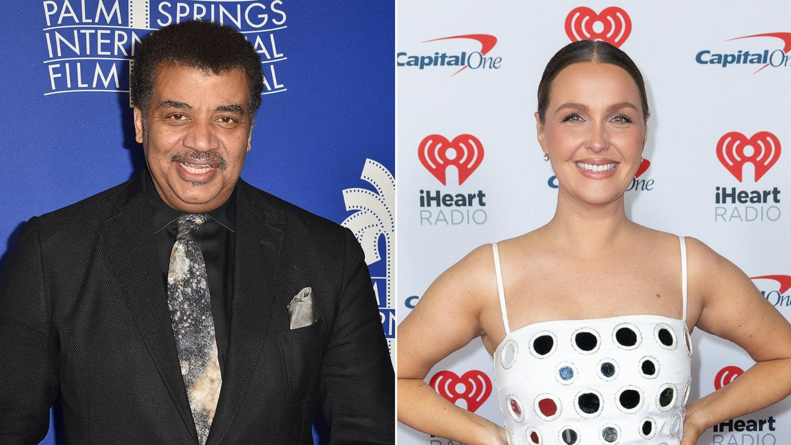 PHOTO:Neil DeGrasse Tyson, left, and Camilla Luddington.