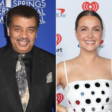 PHOTO:Neil DeGrasse Tyson, left, and Camilla Luddington.