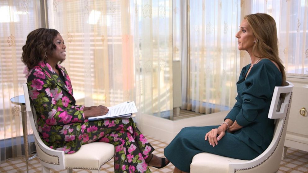 PHOTO: Celine Dion opens up in an interview with ABC News' Deborah Roberts. 