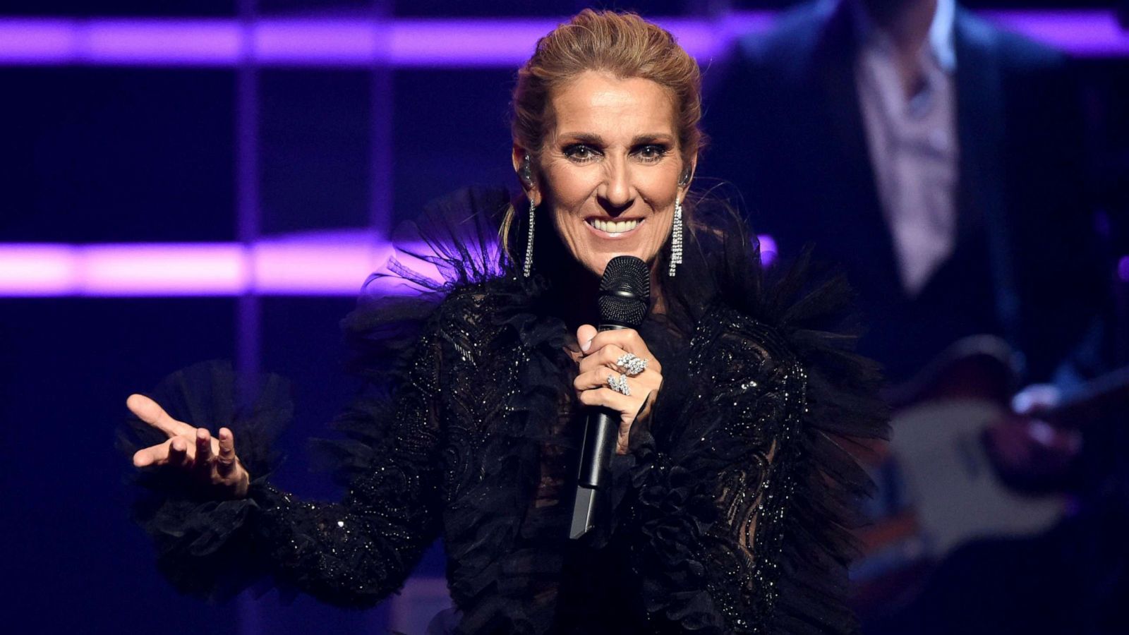 PHOTO: Celine Dion announces her tour during a special live event on April 03, 2019, in Los Angeles.