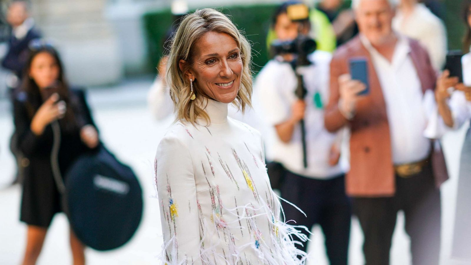 PHOTO: Celine Dion during Paris Fashion Week on July 3, 2019 in Paris.