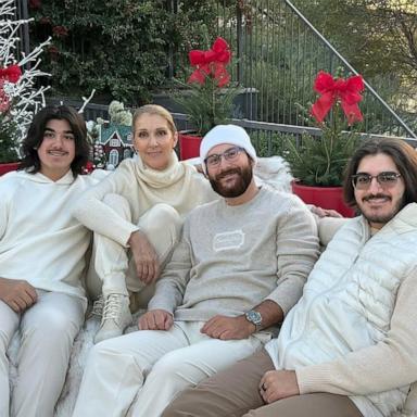 PHOTO: Celine Dion shared a photo on Instagram on Jan. 15, 2025, of herself with her three sons.