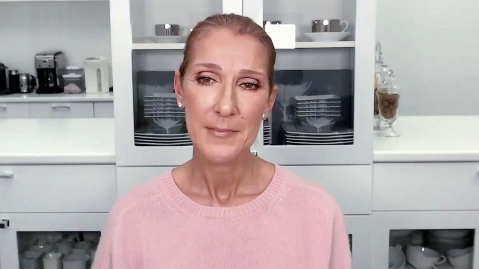 PHOTO: Celine Dion posted a video to her Twitter account on the importance of gratitude during the coronavirus outbreak, April 15, 2020.