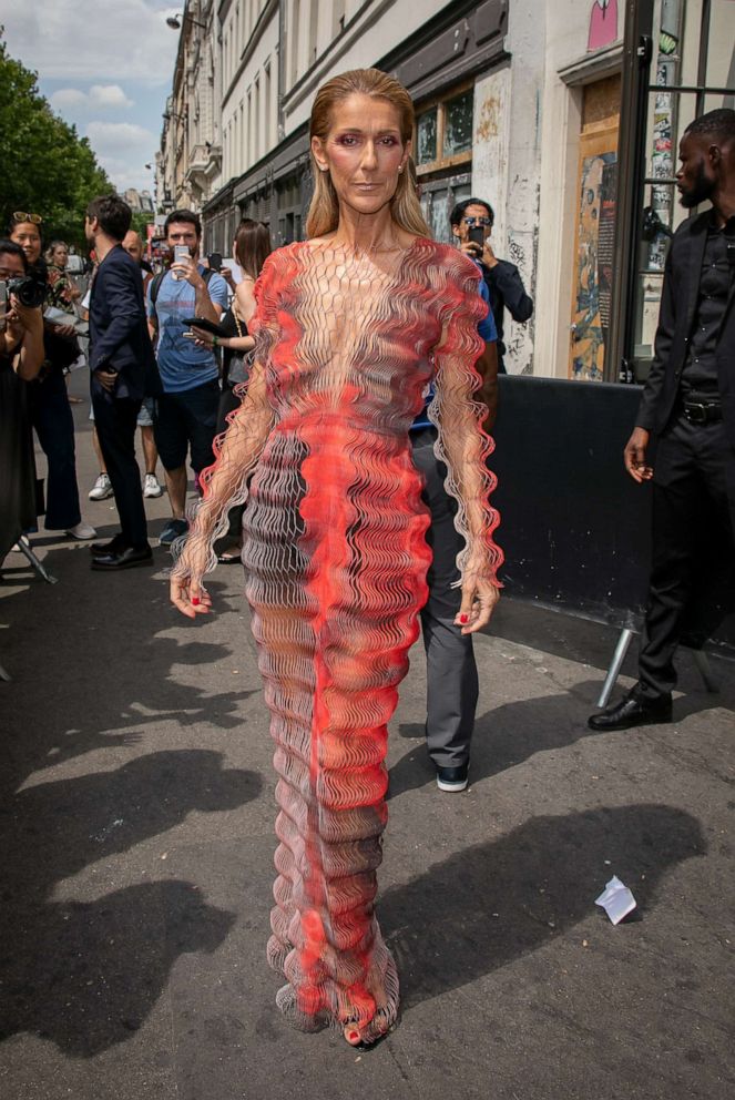 PHOTO: Celine Dion steps out July 1, 2019 in Paris.
