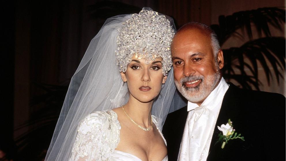 PHOTO: Celine Dion during her wedding with Rene Angelil.