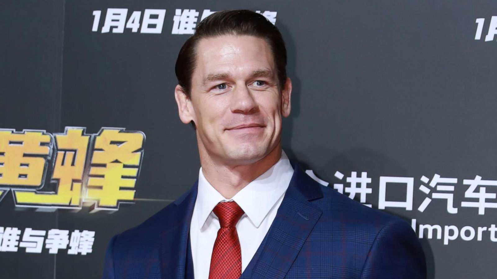 PHOTO: American actor/wrestler John Cena attends the press conference of film 'Bumblebee' on December 14, 2018 in Beijing, China.