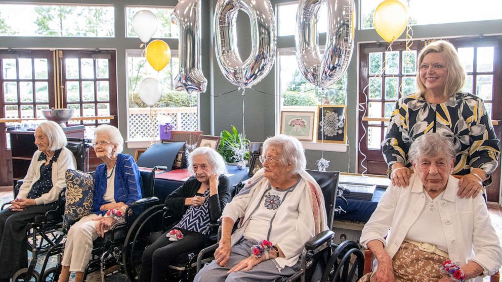VIDEO: 6 women celebrate their 100+ birthdays together