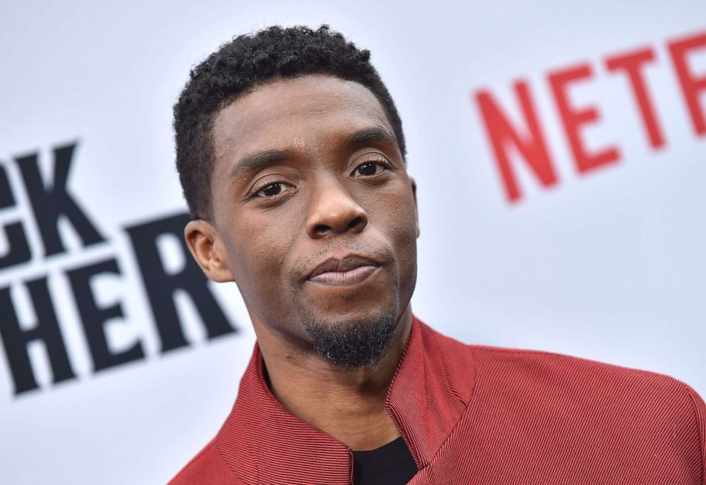 PHOTO: In this file photo taken on June 3, 2019, actor Chadwick Boseman attends Netflix's "The Black Godfather" premiere at Paramount Studios Theatre in Los Angeles.