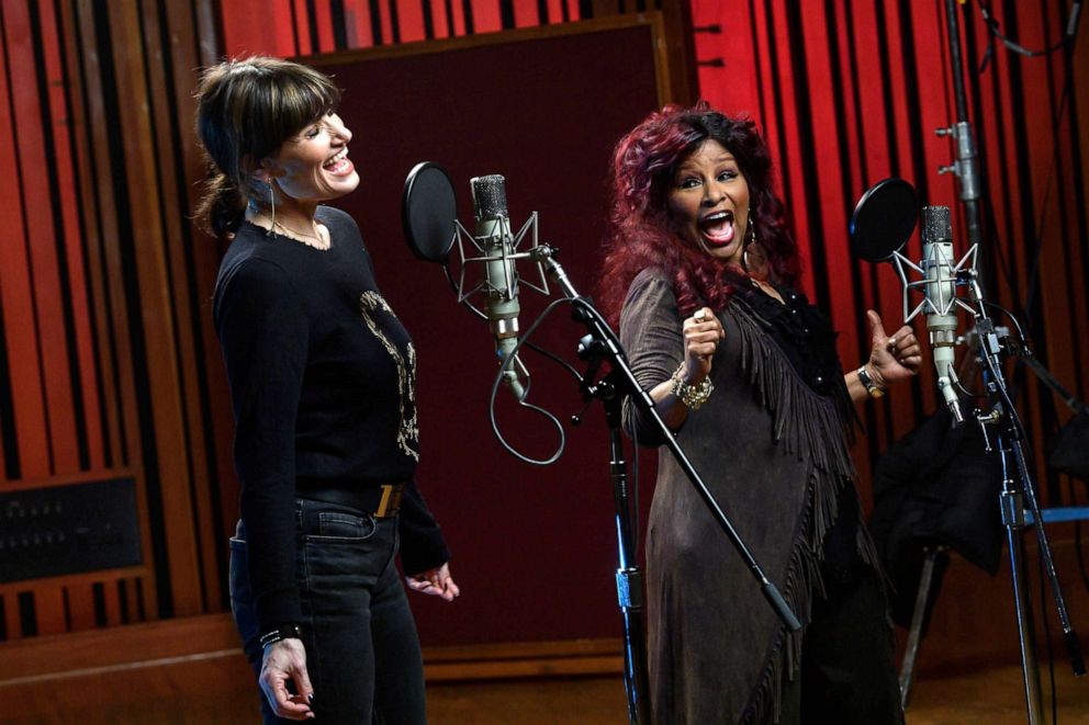 PHOTO: CARE released a remake of Chaka Khan's classic song, "I'm Every Woman" with the legendary singer and Idina Menzel.