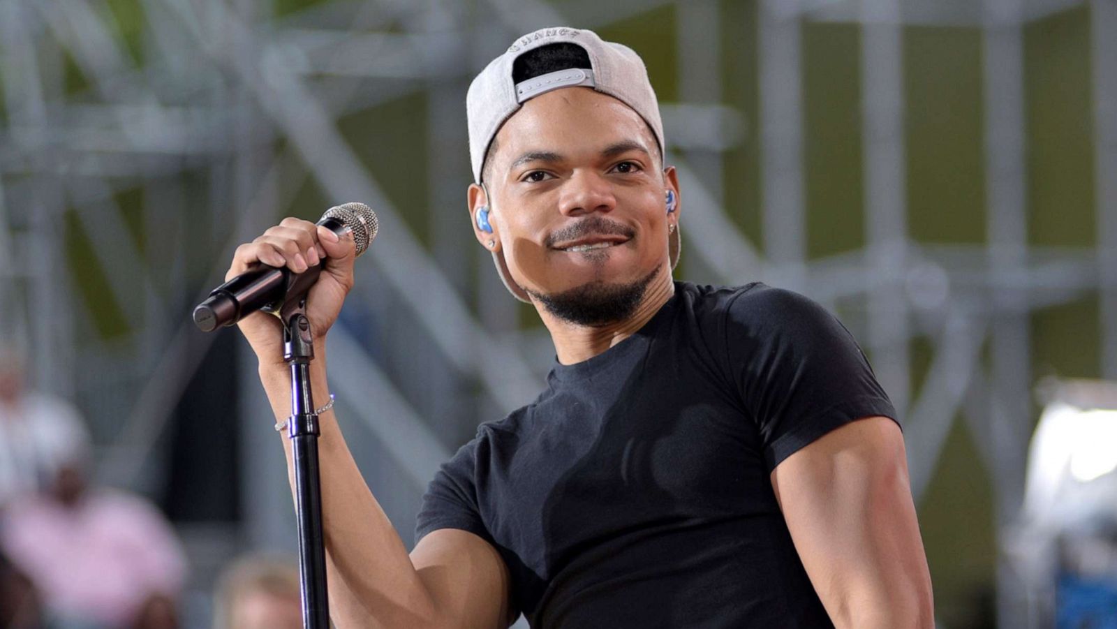 PHOTO: Chance the Rapper performs live from Central Park as part of the GMA Summer Concert Series on "Good Morning America," Aug. 16, 2019.