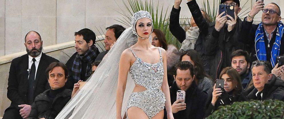 chanel bathing suit bride