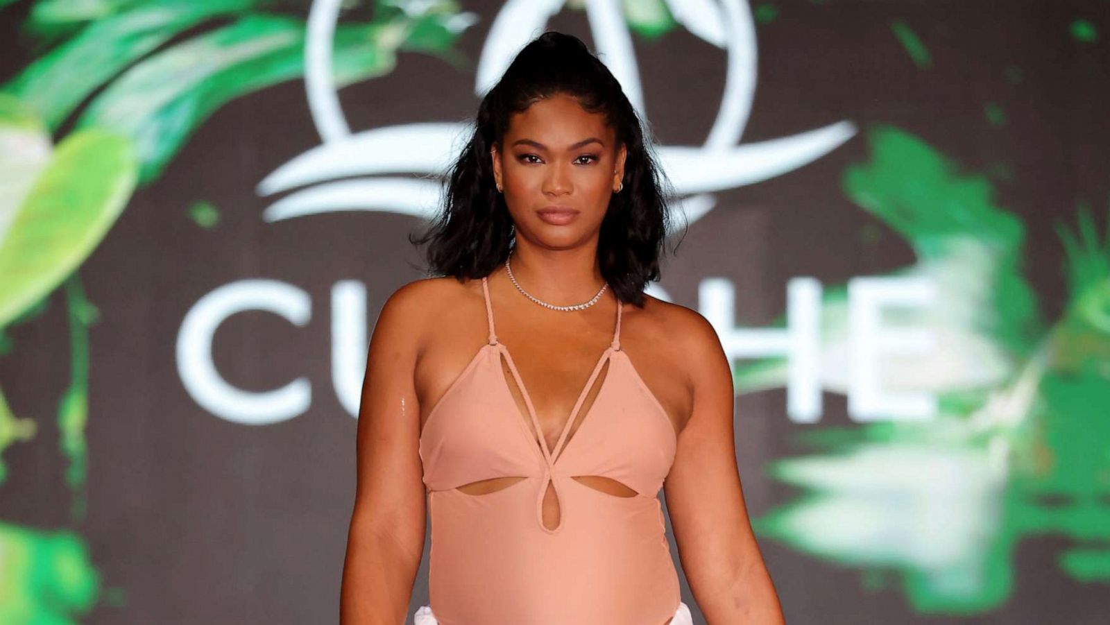 Chanel Iman shows off her baby bump at 2023 Miami Swim Week - Good Morning  America