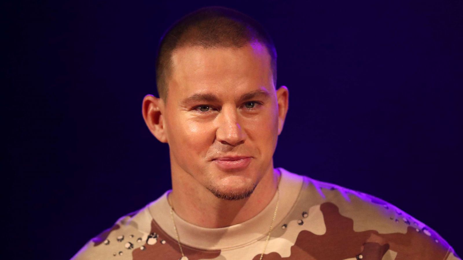 PHOTO: Channing Tatum speaks during a press event on Dec. 03, 2019, in Melbourne, Australia.