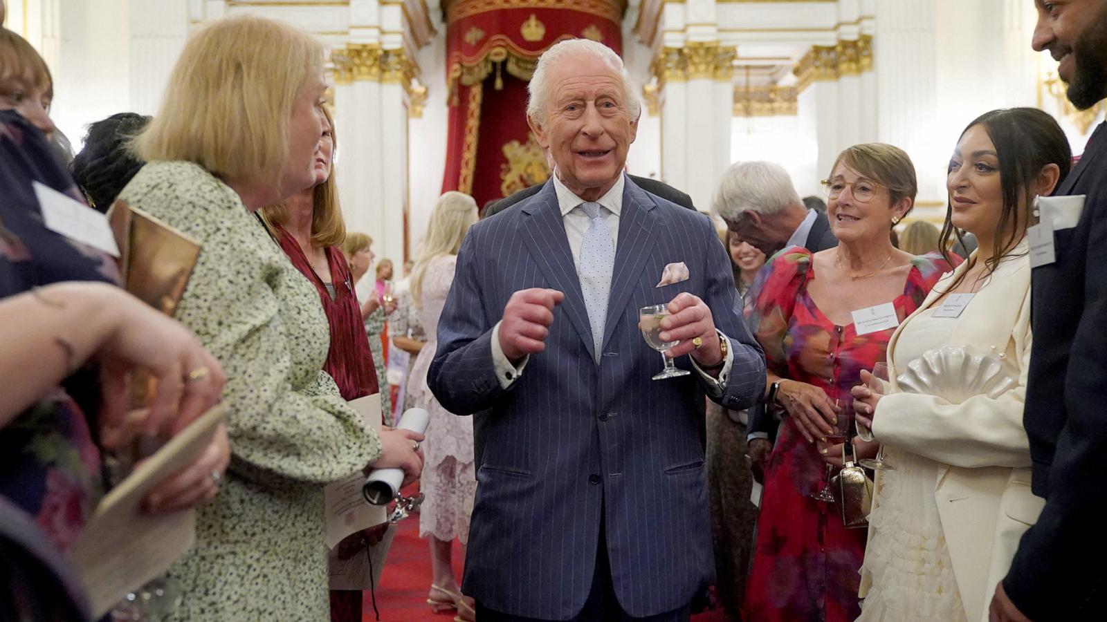 PHOTO: A reception on raising awareness about cancer at Buckingham Palace