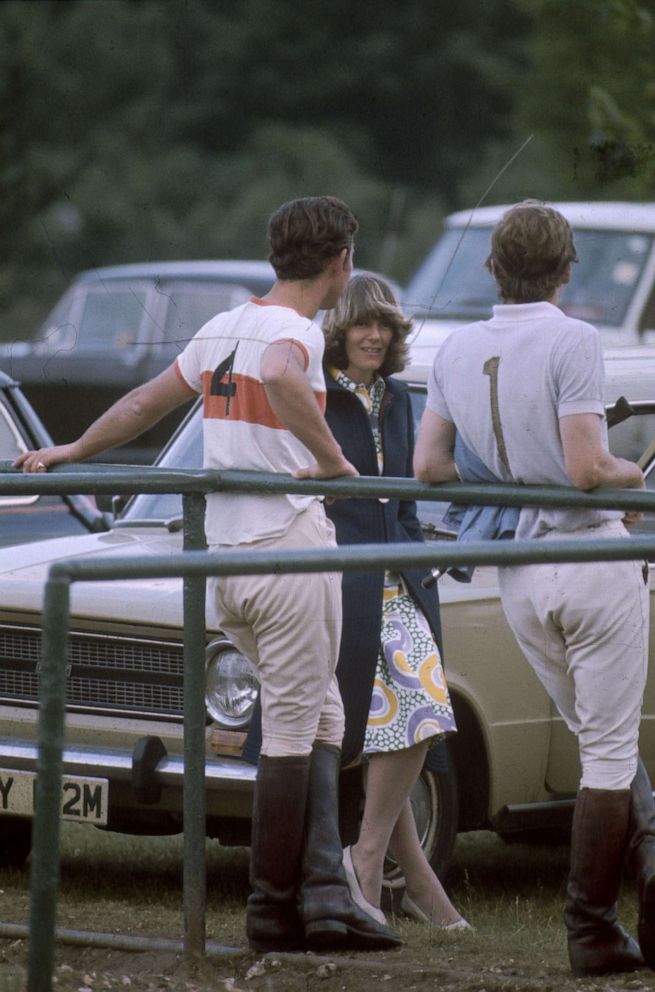 PHOTO: Charles, Prince of Wales and Camilla Parker-Bowles rest after a polo match, circa 1972.