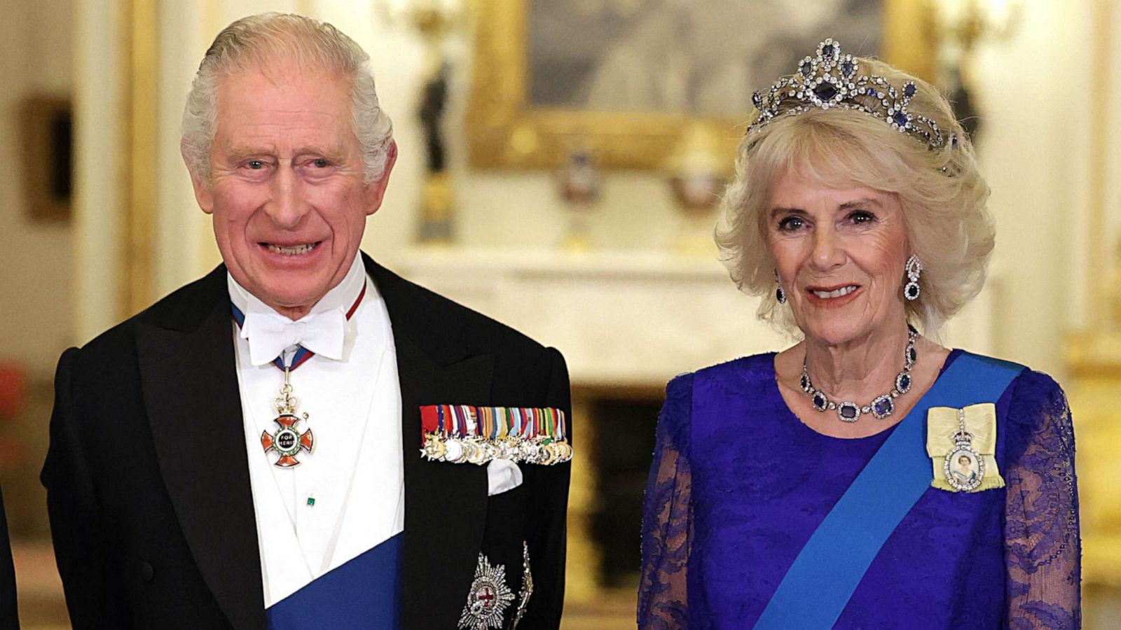Queen Camilla Wears Historic Crown for King Charles's First State