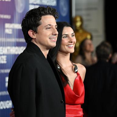 PHOTO: In this April 13, 2024, file photo, Charlie Puth and Brooke Sansone pose at the red carpet at an event in Los Angeles.