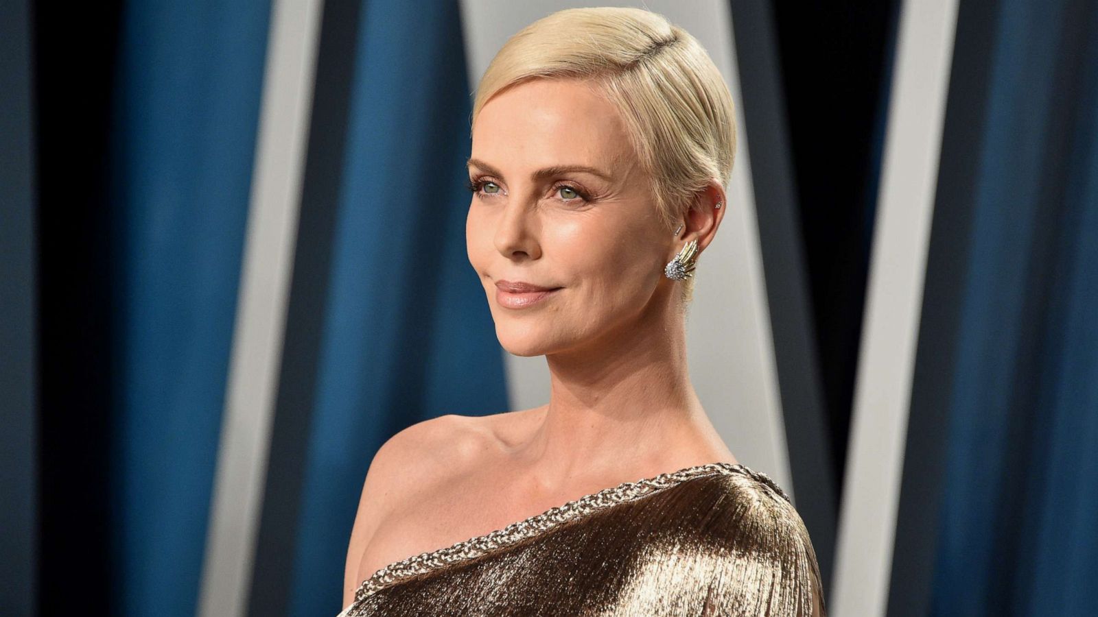 PHOTO: Charlize Theron attends an event, Feb. 9, 2020 in Beverly Hills, Calif.