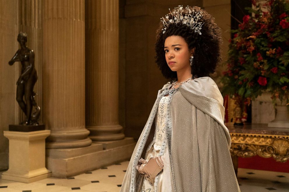 PHOTO: India Ria Amarteifio as Young Queen Charlotte in "Queen Charlotte: A Bridgerton Story."