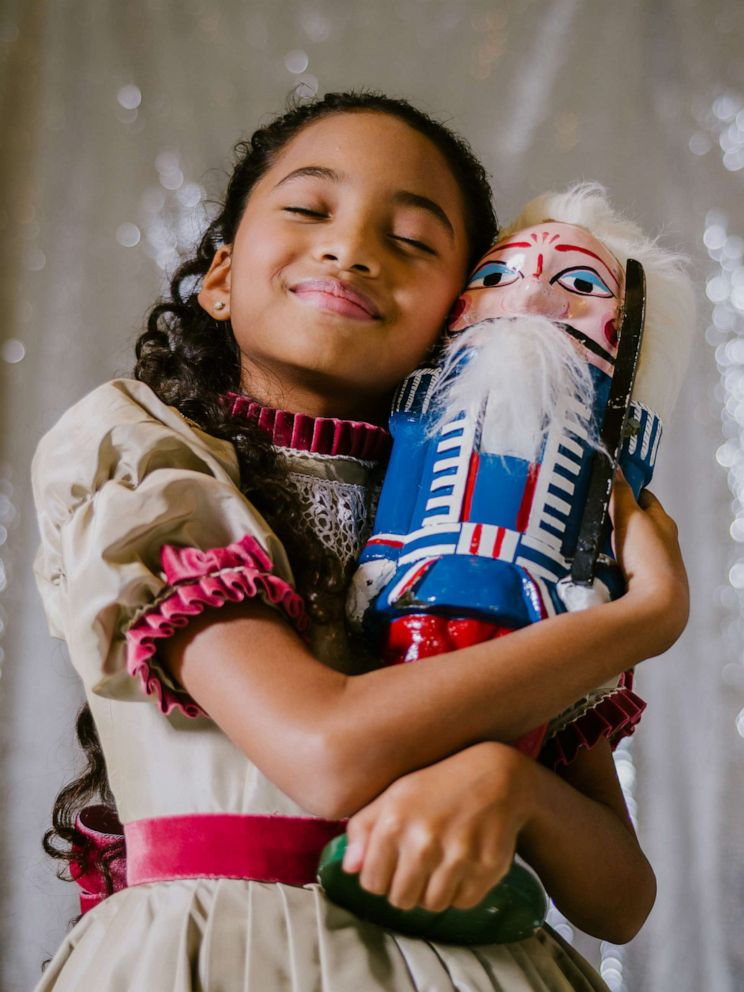 PHOTO: Charlotte Nebres, 11, plays Marie in New York City Ballet's "George Balanchine's The Nutcracker," in New York, Nov. 16, 2019.