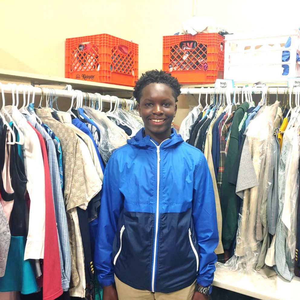 VIDEO: 13-year-old creates school closet so his classmates will have nice clothes to wear 