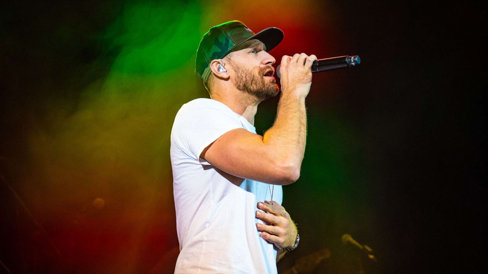 PHOTO: In this Jan. 18, 2020, file photo, Chase Rice performs at O2 Shepherd's Bush Empire in London.