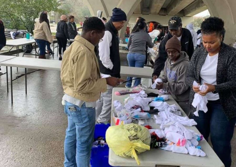 PHOTO: Chase Neyland-Square, 13, once gathered 700 pairs of socks for the homeless.