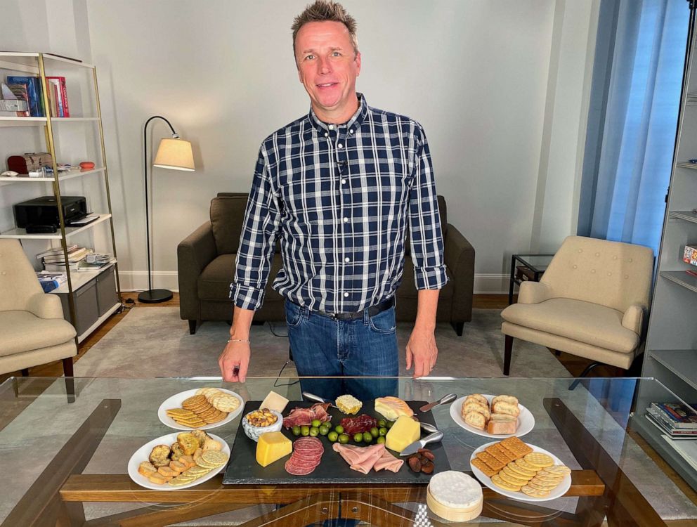 PHOTO: Chef Marc Murphy makes a cheese board in New York City, Oct. 8, 2019.