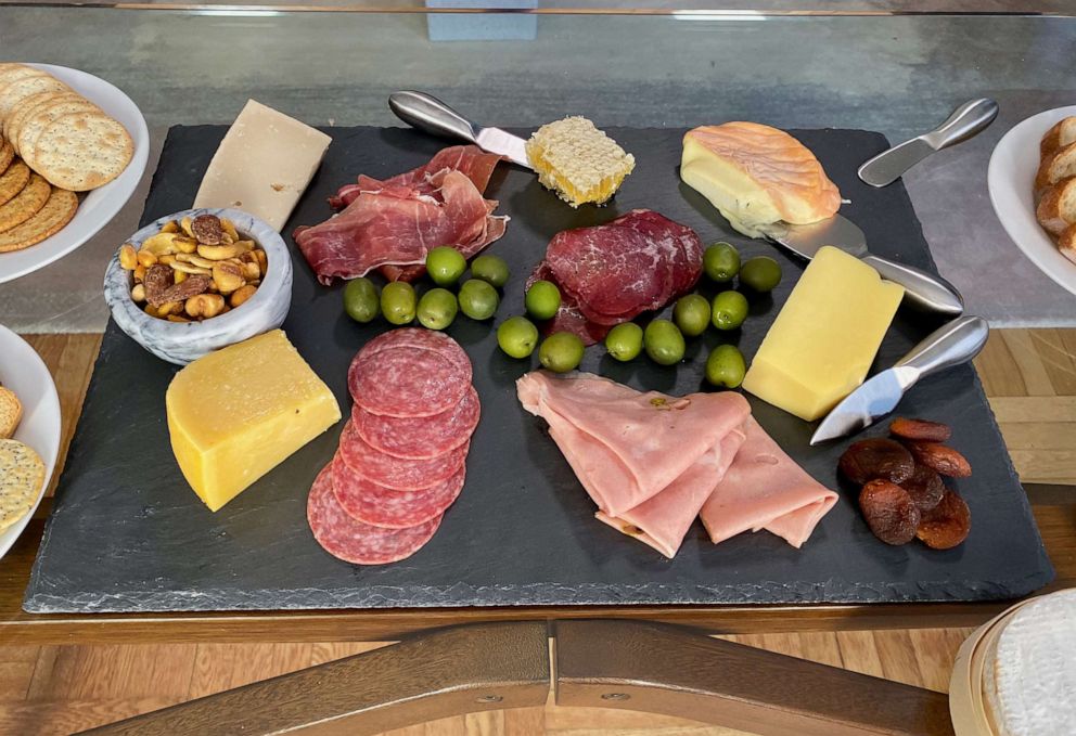 PHOTO: A platter of cheese and meats made by chef Marc Murphy in New York City, Oct. 8, 2019.