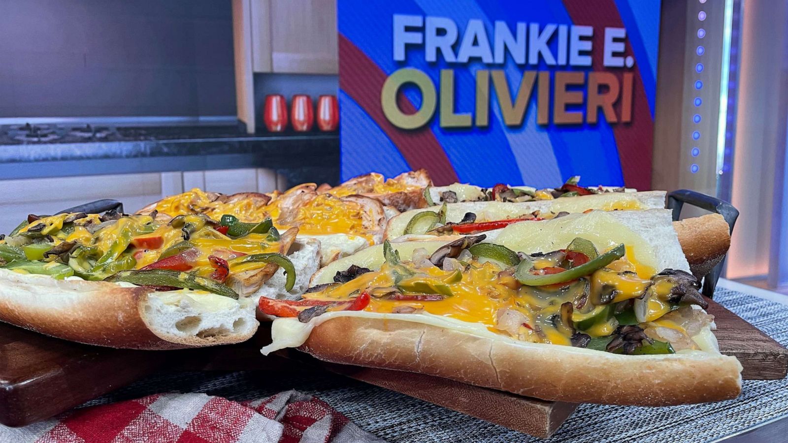 PHOTO: Frankie E. Olivieri drops by "GMA3" to share his famous Philly cheesesteak recipe.