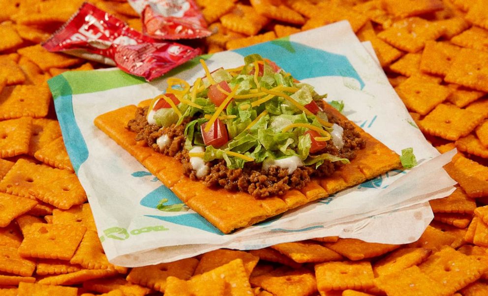 PHOTO: A new Big Cheez-It tostada at Taco Bell.