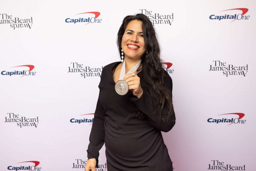 PHOTO: Natalia Vallejo, Cocina al Fondo in San Juan, became the first James Beard Award winner from Puerto Rico with her win in the best chef: South category, on June 5, 2023.