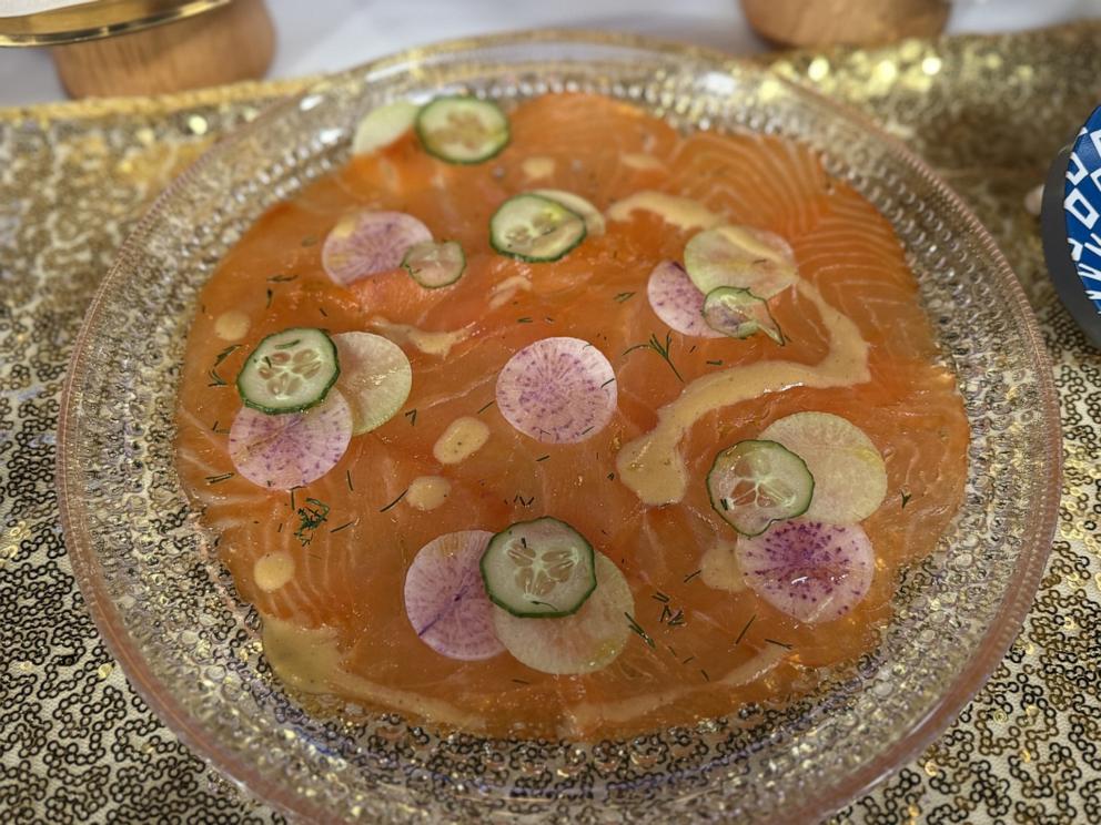 PHOTO: Chef Michael Vignola, the culinary director behind Catch Hospitality Group, shares his recipe for smoked salmon carpaccio. 