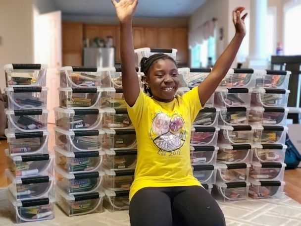 This 10-year-old has made over 2,500 art kits for kids across the