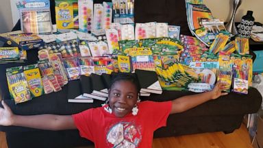 This 10-year-old has made over 2,500 art kits for kids across the