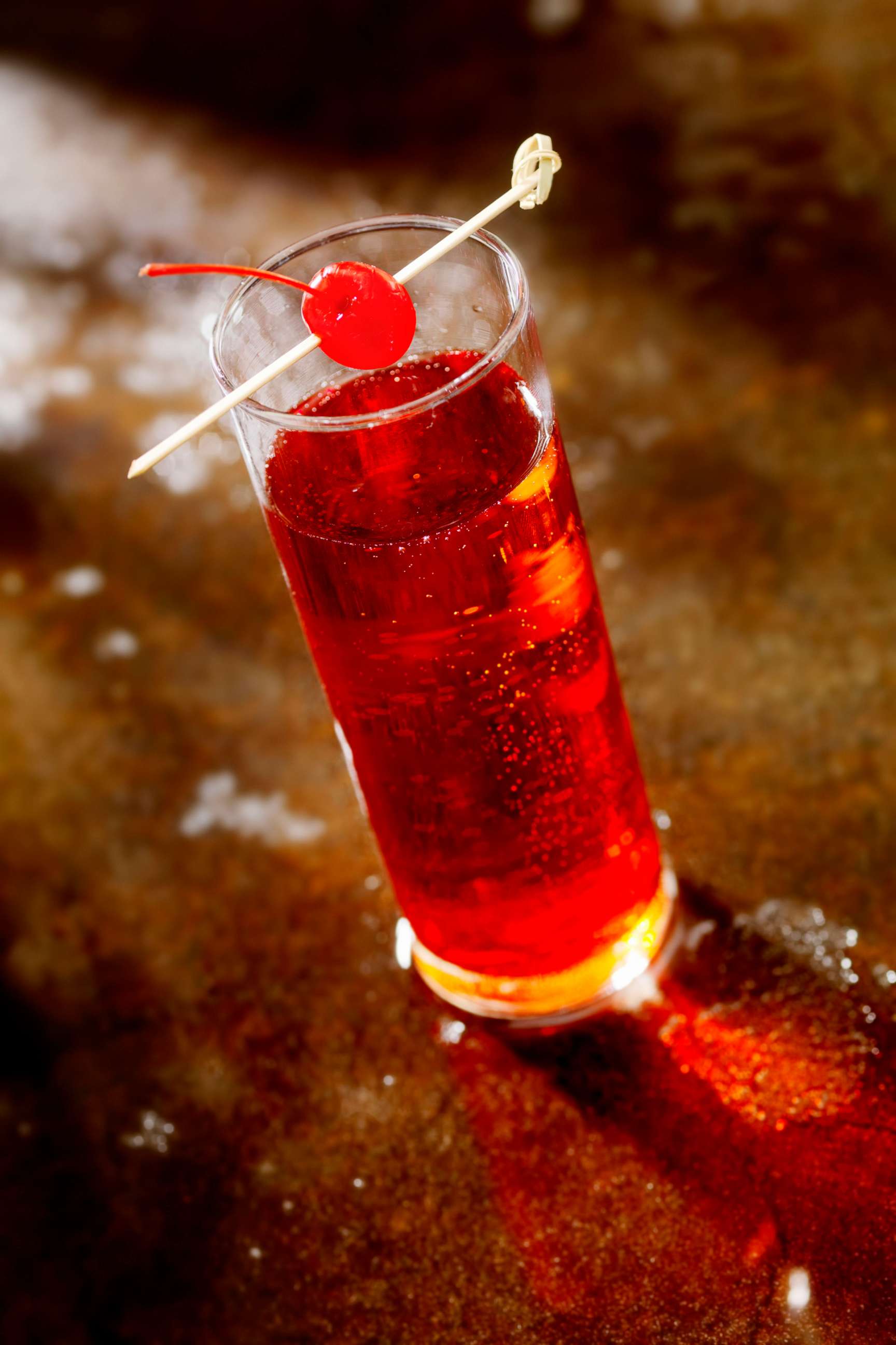 PHOTO: Shirley temple, cherry, grenadine drink