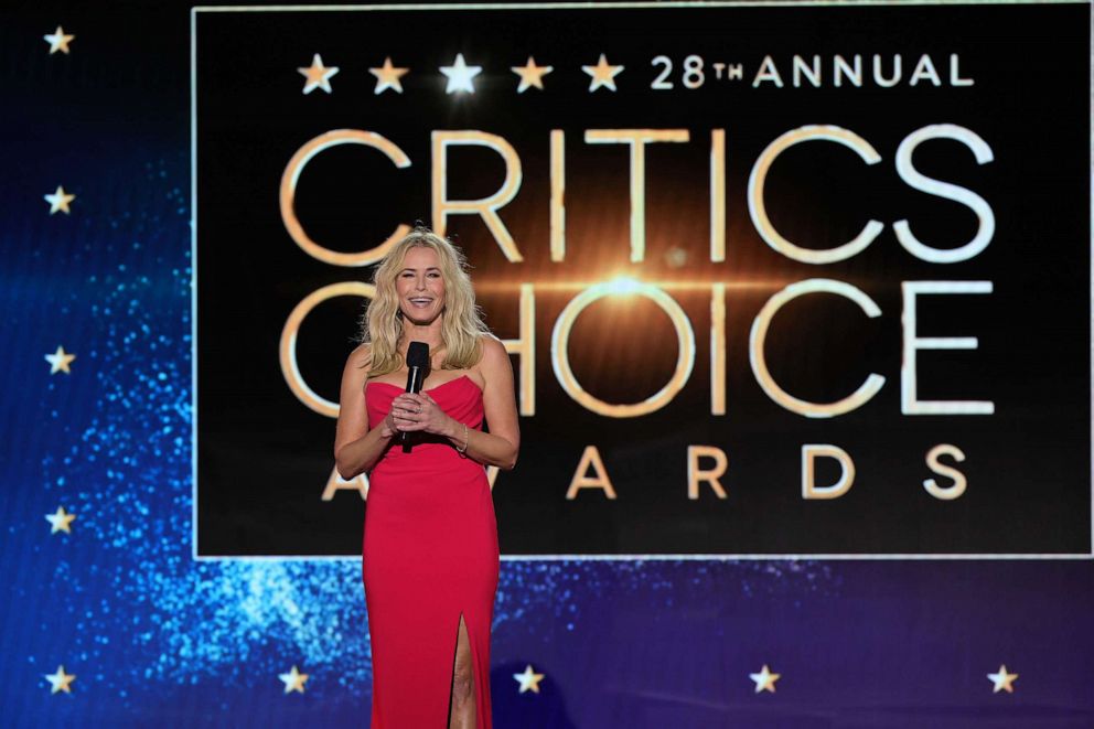 PHOTO: Host Chelsea Handler speaks onstage during the 28th Annual Critics Choice Awards at Fairmont Century Plaza, Jan. 15, 2023, in Los Angeles.