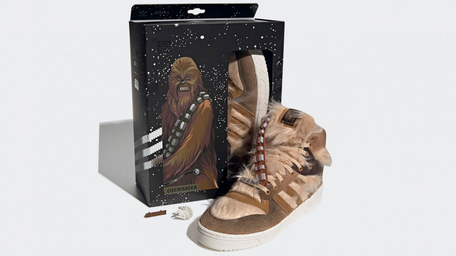 sufficient Scully paint Adidas launches 'Star Wars' Boba Fett and Chewbacca-inspired sneakers -  Good Morning America